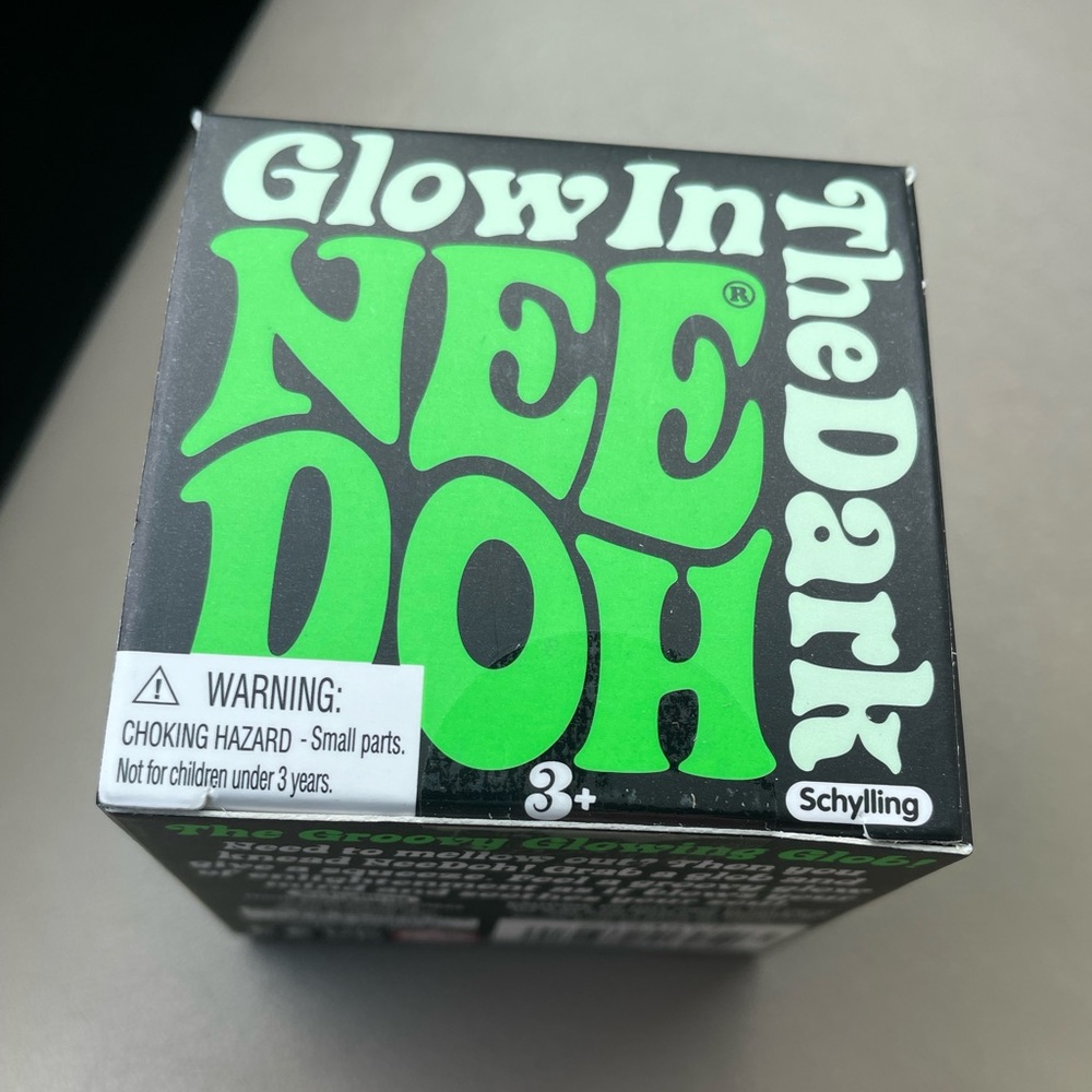 Glow in the Dark NeeDoh Stress Ball - Green